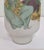 Glass Japanese Opaline White Glass Vase Hand Painted with Geishas 1950s For Sale - Image 7 of 12
