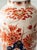 Imari Red Blue Gold Ceramic Table Lamps with Silk Shades from Royal Delft, 1970s, Set of 2 For Sale - Image 4 of 18