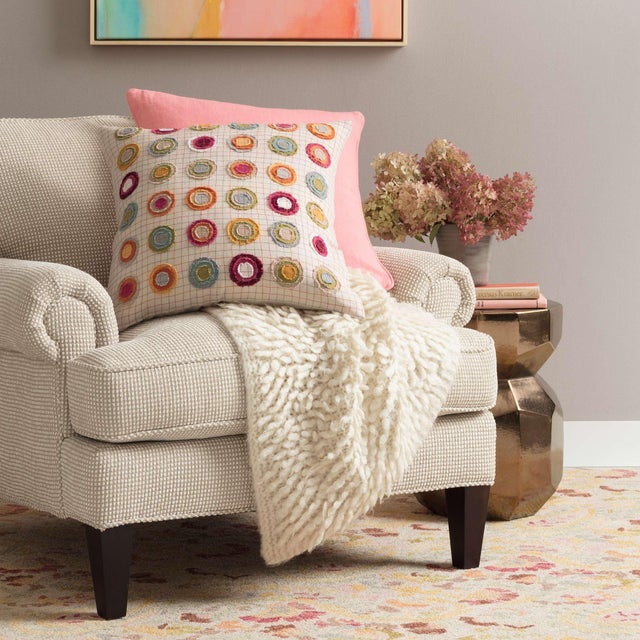 2020s Dash & Albert by Annie Selke Ines Multi Micro Hooked, 7' 6" x 9' 6" For Sale - Image 5 of 6