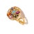 Cosmic Energy Multi Gemstone Adjustable Ring, Size 8 For Sale - Image 4 of 6