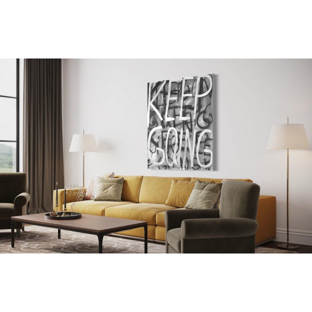 "Endure" Contemporary Text Painting by Matt Higgins Chairish