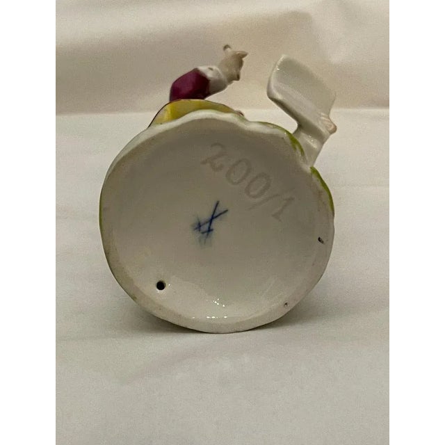 Porcelain Figurine of Composer from Meissen, 20th Century For Sale - Image 6 of 7