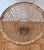 Wood Vintage Hand Woven Wicker Plant Stand Tall Pedastal 1970's Boho Cottage For Sale - Image 7 of 11