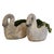 A pair of Gorgeous planters in the shape of beautiful swans, made of concrete, from the first quarter of the 20th century....