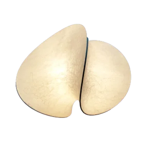 Mid-Century German Cocoon Pendant Lamp from Goldkant Leuchten, 1960s