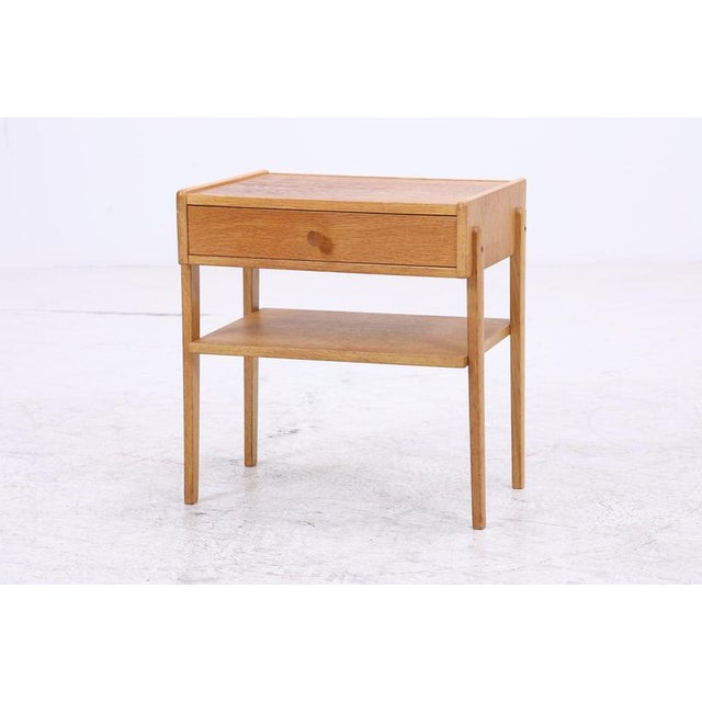 1960s Mid-Century Oak Nightstand, 1960s For Sale - Image 5 of 13