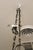 Wood 1970s Large Mid Century Modern Smoked Glass & Metal & Walnut Chandelier in Sonneman Style For Sale - Image 7 of 7