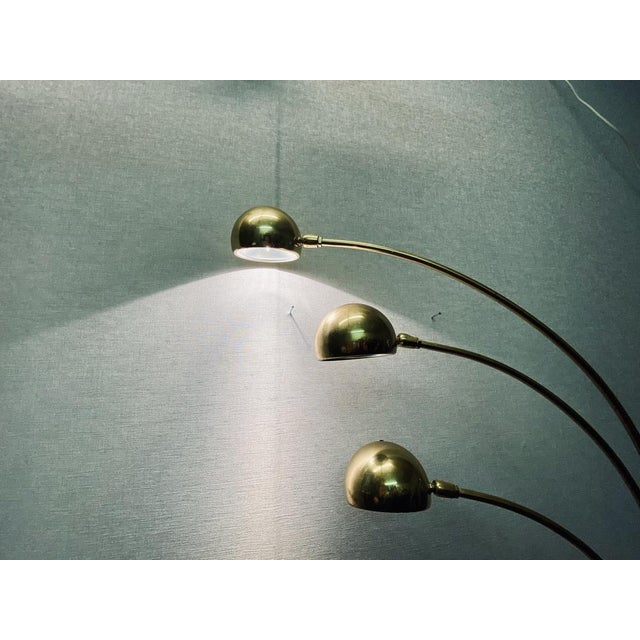 Vintage Floor Lamp in Brass from Honsel, 1970s For Sale - Image 12 of 18