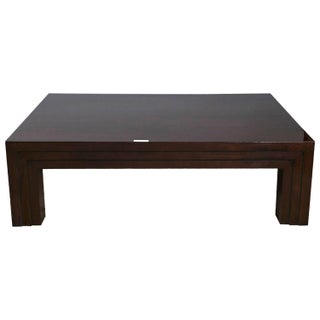 Ralph Lauren Mahogany Cote D' Azur Cocktail Table For Sale