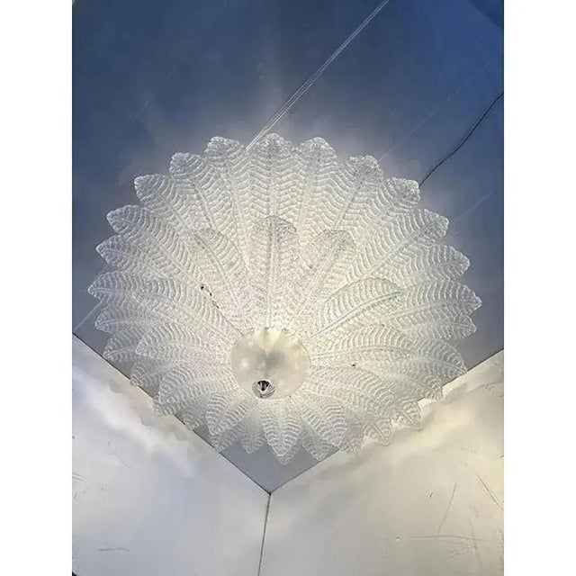 Glass Venetian Murano Glass Flush Mounts from Simoeng, Set of 2 For Sale - Image 7 of 11
