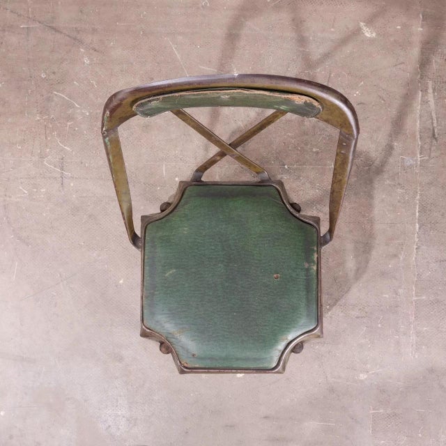 Teal Cross Back Dining Chair from Evertaut, 1930s For Sale - Image 8 of 9