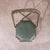 Teal Cross Back Dining Chair from Evertaut, 1930s For Sale - Image 8 of 9