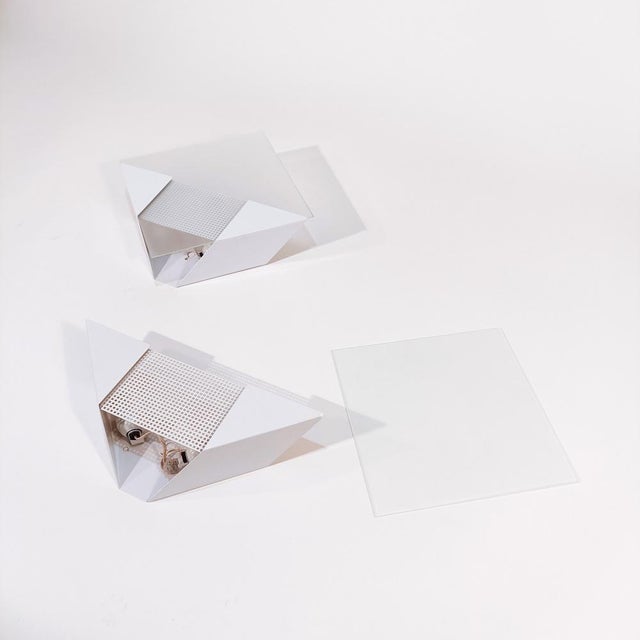 Rombo Wall Lights by Miguel Milá, Spain, 1984, Set of 2 For Sale - Image 12 of 17