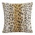 20" Decorative Pillow with Welt in Linen Leopard Caramel For Sale In Chicago - Image 6 of 6