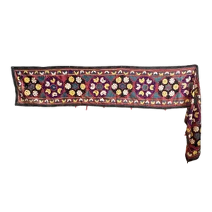 Vintage Boho Suzani Runner Textile