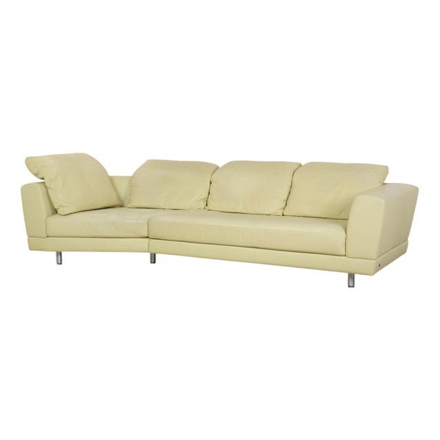 Model 3000 4-Seater Sofa in Leather from Rolf Benz For Sale