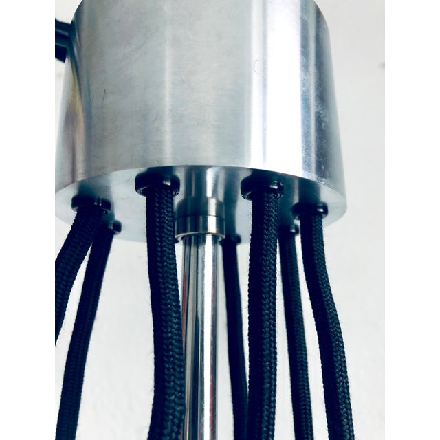 Metal Vintage 8-Light Chandelier, 1970s For Sale - Image 7 of 16