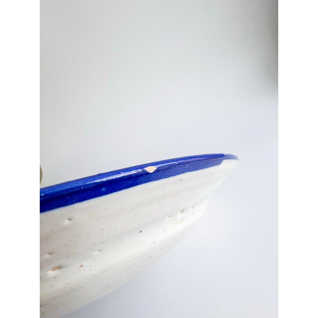 Hand-Painted Italian Folk Art Majolica Plate For Sale In Washington DC - Image 6 of 12