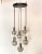 Steel and Crystal Chandelier, 1960s For Sale - Image 9 of 13