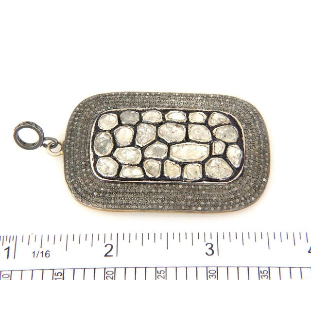 Suzy T Designs Diamond Silver Pendant Bracelet Set, 2 pieces For Sale In Miami - Image 6 of 6