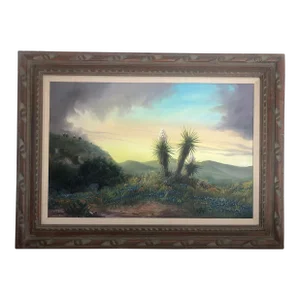 1974 “Spring Morning” Paul B. Kime Original Oil Painting, Framed