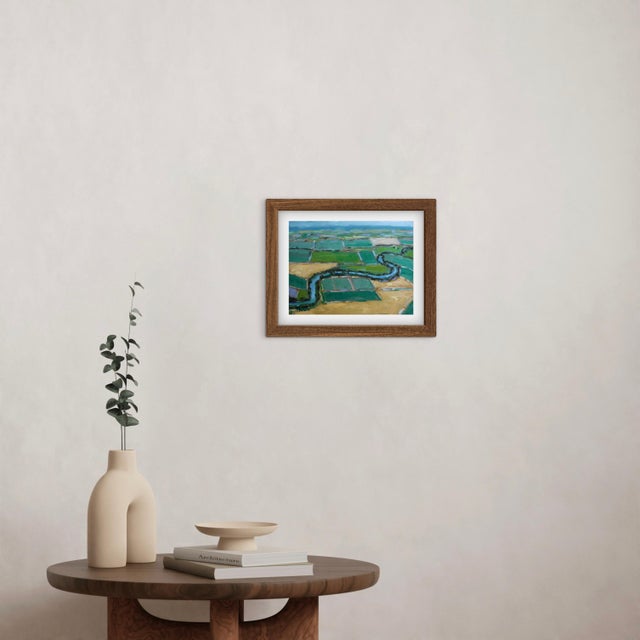 Aerial View Farmland, Oil Painting For Sale In Reno/Lake Tahoe - Image 6 of 8