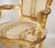 A Pair of Rococo-Style Giltwood Armchairs New Upholstery & Nailhead Trim For Sale - Image 4 of 10