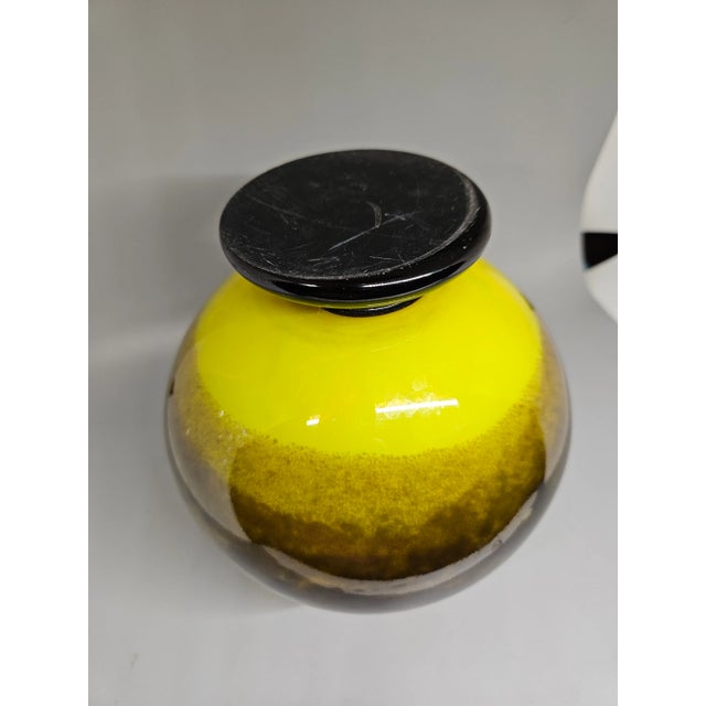 Contemporary Art Glass Vase For Sale - Image 4 of 4