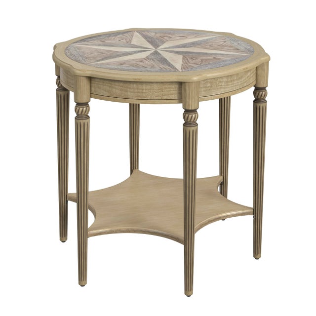 Beige Bainbridge Side Table, Beige For Sale - Image 8 of 8