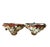 Vintage Pair of Shell-Encrusted Coastal Wall Sconces. Each demi-lune sconce is adorned with an artful arrangement of...