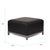 Kenneth Ludwig Chicago Axis Ottoman Avanti Black Titanium Frame For Sale - Image 4 of 5