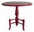 Vintage Painted Regency Style Round Pedestal Table Circa 1930 For Sale