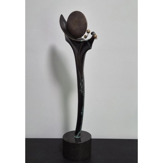 Brown Heidi Hornberger "Integration" Bronze on Marble Sculpture For Sale - Image 8 of 14