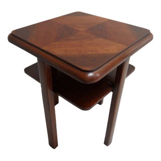 Art Deco Walnut Coffee Table, 1890s For Sale