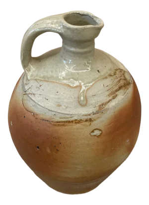 Vintage Mid-Century French Provincial Stoneware Pottery, Jar/Jug/Vase/Vessel
