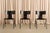 Vintage Ebonized Anziano Chair Attributed to John Hutton for Donghia, Set of 6 For Sale - Image 12 of 13
