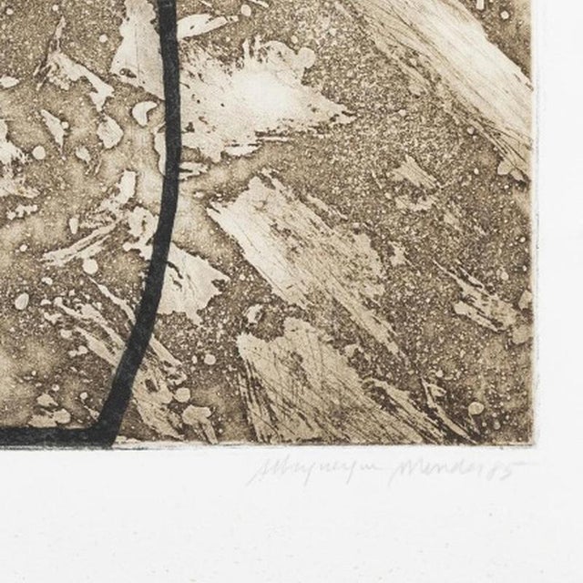 Albuquerque Mendes, Composition, 1985, Screenprint For Sale - Image 5 of 6