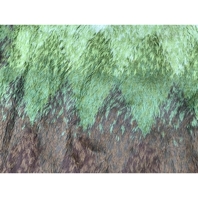 Brown Vintage European Modern Rug, 1970s For Sale - Image 8 of 12