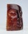 1980s Asian Cast Resin Buddha Face in a Tortoise Shell Look, Decorative Accent Piece For Sale - Image 5 of 16
