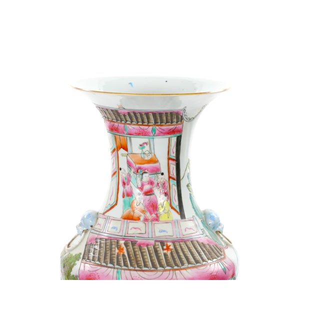 Early 20th Century Chinese Export Famille Rose “100 Boys” Porcelain Floor Vase For Sale In New York - Image 6 of 14