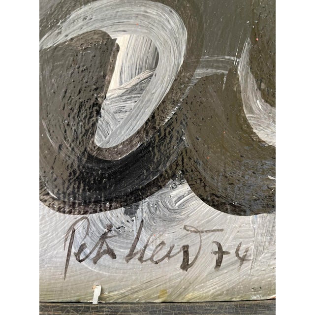Abstract “Marilyn Monroe” Titled Painting by Peter Keil, 1974 For Sale - Image 3 of 6