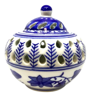 Potpourri Incense Porcelain Burner by Silvestri
