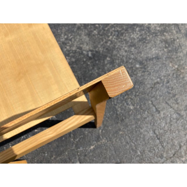 2000 - 2009 Set of Eight Modern Wooden Chairs For Sale - Image 5 of 12