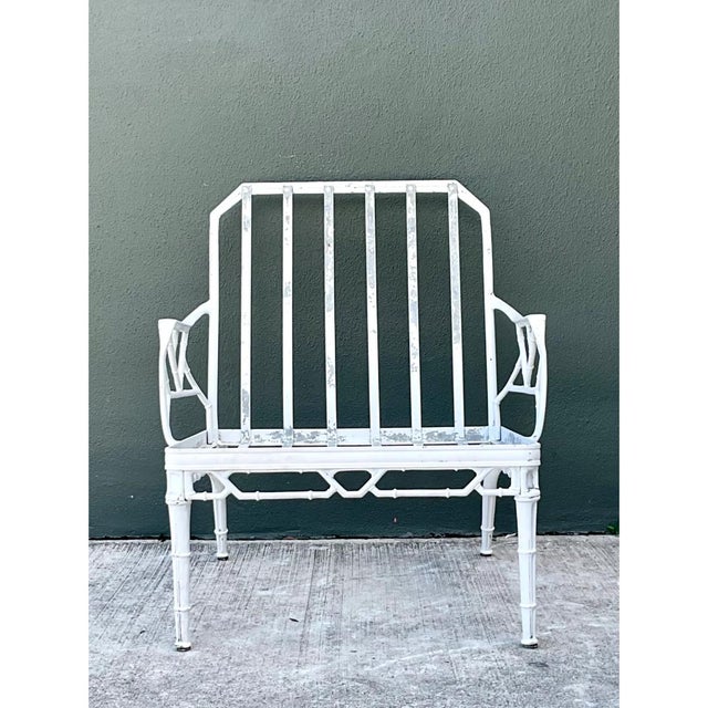 Vintage Brown Jordan “Calcutta” Metal Patio Lounge Chair For Sale - Image 9 of 12