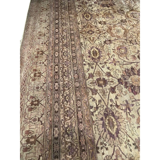 Fine Hand Antique Agra Rug For Sale - Image 9 of 18
