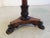 Beautiful antique three-legged side table with claw feet. Please check out all the details.