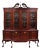 Chippendale Mahogany Ball & Claw Breakfront China Cabinet by Baker of London For Sale