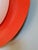 Space Age Round Wall Sconces in Orange Lacquered Metal and White Opaline Glass, 1960s, Set of 2 For Sale - Image 12 of 18