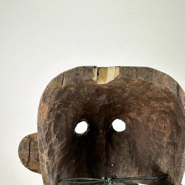 Brown Ethnic Wooden Wall Sculpture For Sale - Image 8 of 11