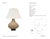 Thomas O'Brien by Visual Comfort Signature Tahiti 32" Table Lamp in Ash with Linen Shade Designer: Thomas O'Brien Height:...